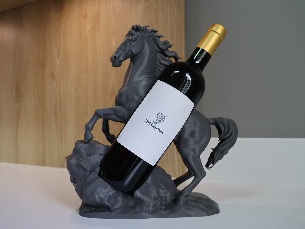 Porte-bouteille cheval