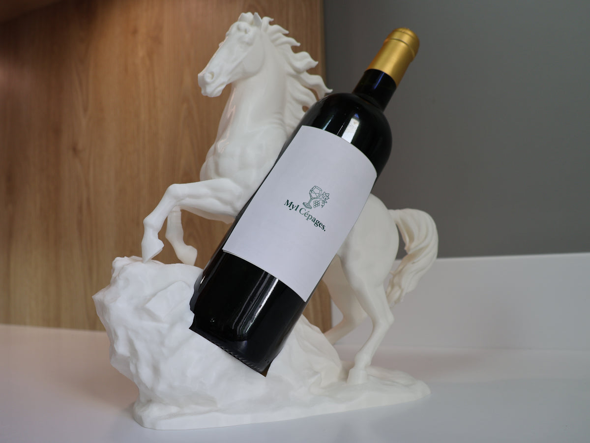 Porte-bouteille cheval