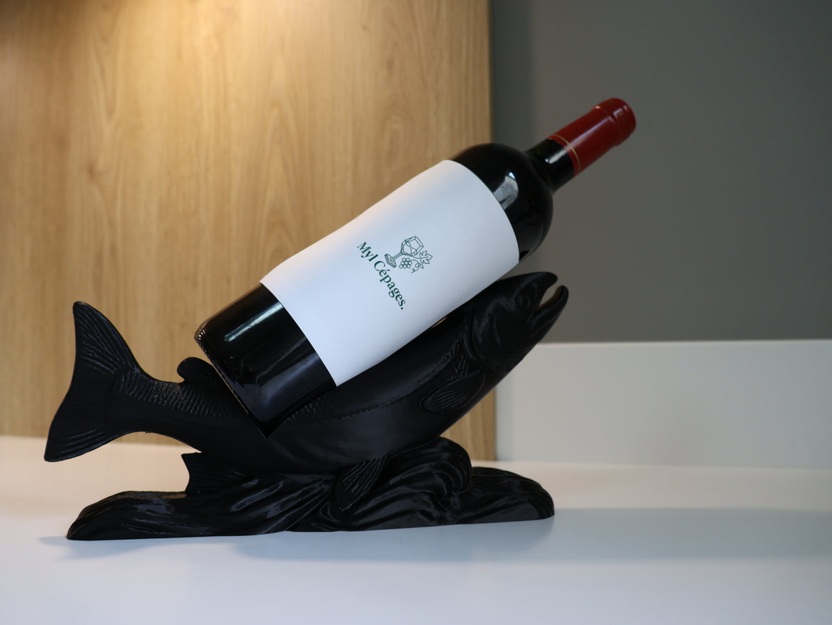 Porte-bouteille truite