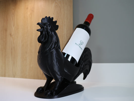 Porte-bouteille coq