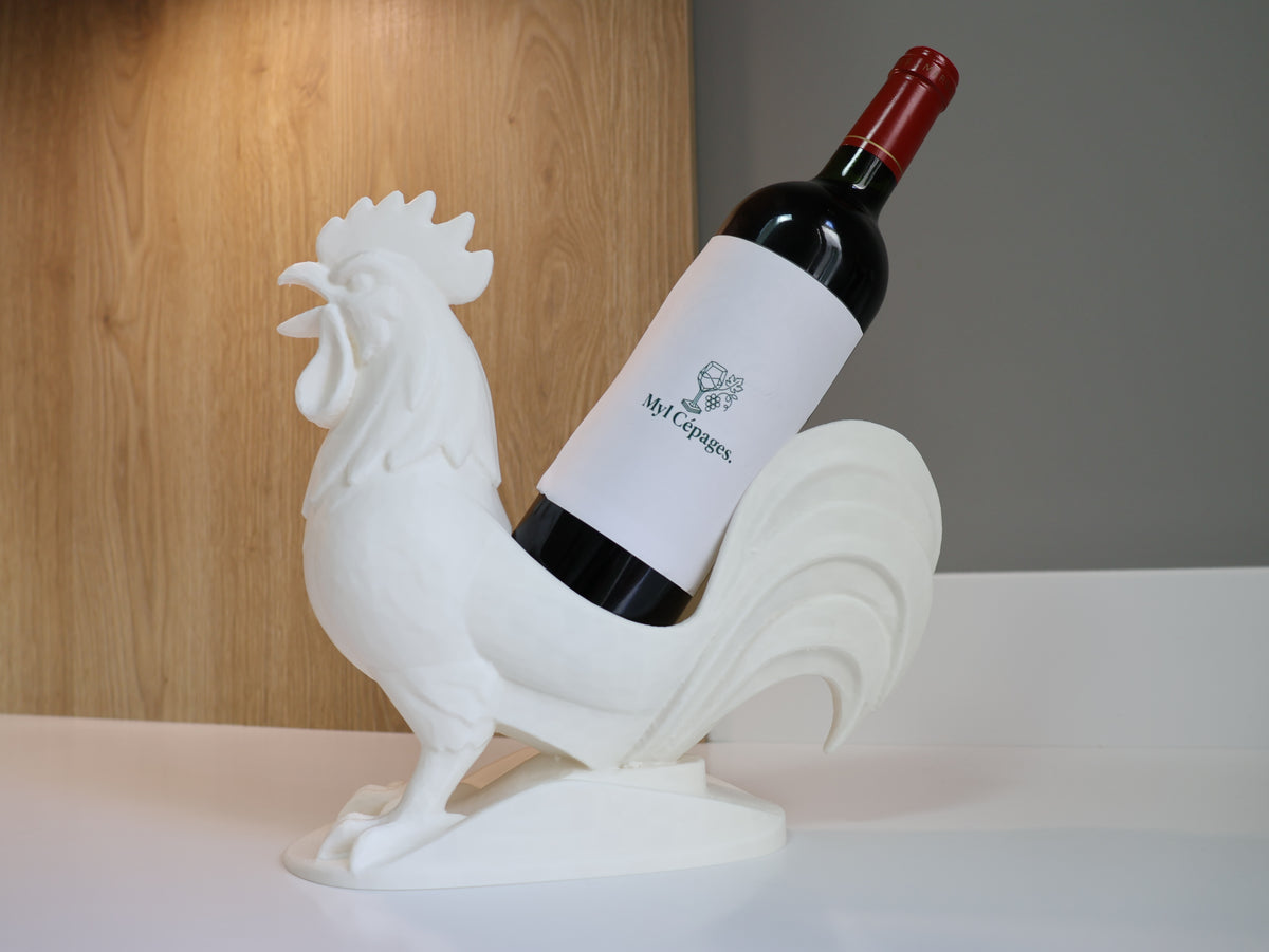 Porte-bouteille coq