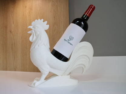 Porte-bouteille coq