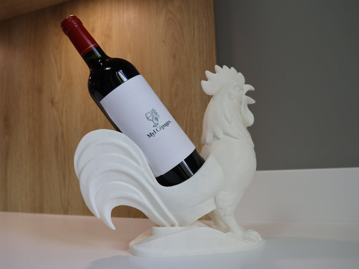 Porte-bouteille coq