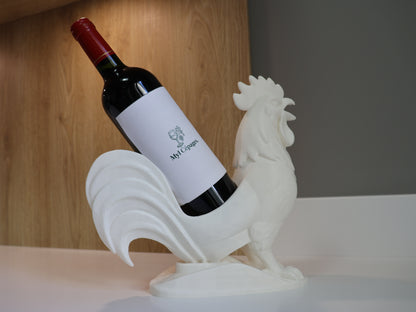 Porte-bouteille coq
