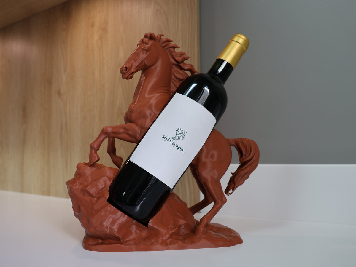 Porte-bouteille cheval